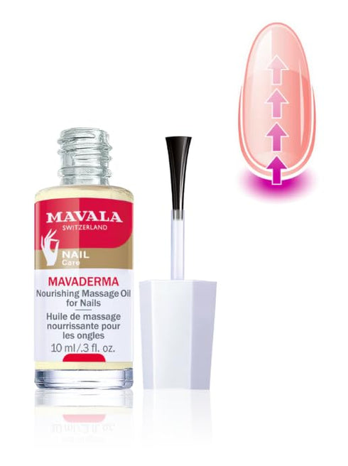 Mavala Mavaderma Nail Care Oil, 0.3 Ounce - Nourishing Massage, Hardener, Cuticle Oil