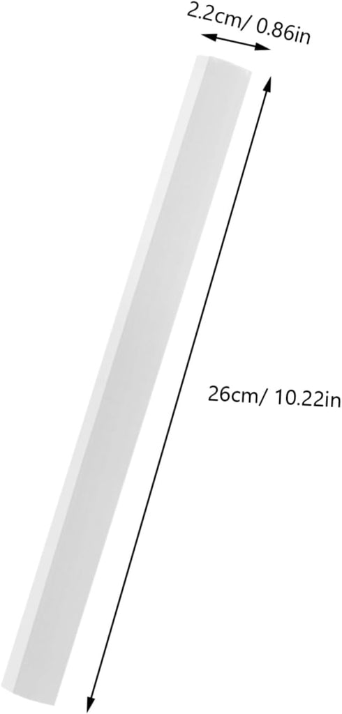 Dustpan Edge Replacement, 4pcs Dustpan Parts Insert Strips, Rubber Component for Dustpan Lip Repair