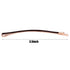Yishenyishi Pack of 10 Curved Jumbo Bobby Pins - Hair Clips (Brown-10pcs)