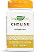 Nature's Way Choline 500 mg, 100 Tablets, Pack of 2 for Health Supplement