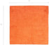 Eurow Reusable Microfiber Cleaning and Drying Wipes, 200GSM, 12 by 12 Inches, Pack of 50 in Orange