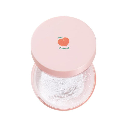 SKINFOOD Peach Cotton Multi Finish Powder 5g - Korean Peach Extract & Calamin Sebum Control Face Powder for Oily Skin