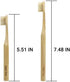 Gaia Guy Natural Bristle Bamboo Toothbrush Family Pack - Compostable & Biodegradable Boar Bristle, 4 Kids & 4 Adults