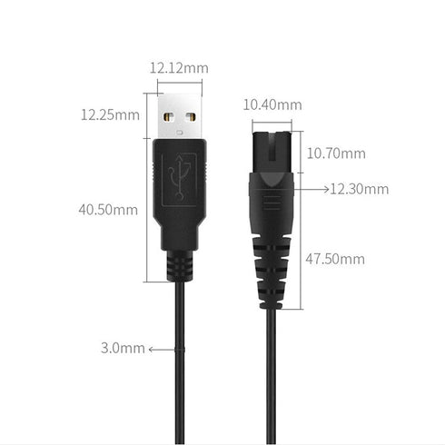 USB Charging Cable for Water Flosser, Portable Oral Irrigator Replacement Cable, Compatible with Various Brands