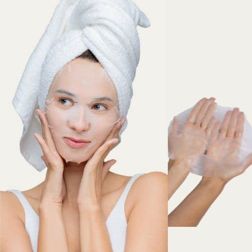 Syn Bio Beta Glucan 7 Pack Premium Korean Sheet Masks - Hydrating Face Masks with Antioxidants
