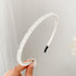 Ruihfas 6Pcs Bling Bling Double Rows Crystal Rhinestone Headband, Thin Hair Hoop for Women and Girls
