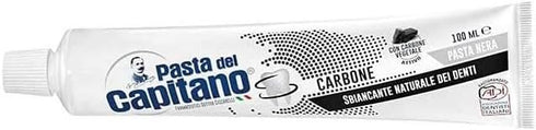 PASTA DEL CAPITANO 1905 100ml 3.38fl.oz Pasta del Capitano Carbone Whitening Black Toothpaste