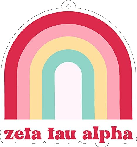 Zeta Tau Alpha Rainbow Air Freshener - 2/Pack, Flowers & Sunshine Scent