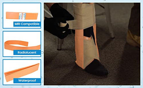 IS-5272 72" Primacare Padded Aluminum Splint for Hands, Legs, Fractured Limbs, Nose, Ankle or Braces, Universal