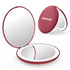 wobsion Travel Mirror with Light, 1x/10x Compact Magnifying Mirror, LED Small Makeup Mirror, 3.5in for Handbag