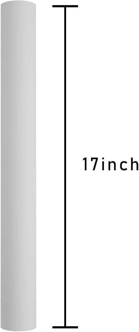 Retrify White Kraft Paper Roll 17 Inches x 32.8 Feet Mini Roll Solid Color Gift Wrapping Paper for All Occasion
