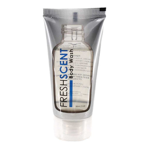 WNL Products 1400T Personal Care Travel Kit, TSA Compliant Essentials in Clear Pouch, Premium Hygiene Supplies