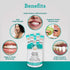 GuruNanda Travel Sachets Coconut Oil Pulling, 28 Pack of Essential Oils & Vitamins for Fresh Breath & Whitening