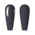 Vishine Gelpolish Lacquer Dark Grey, Soak Off UV LED Nail Polish, Professional Manicure, 1538