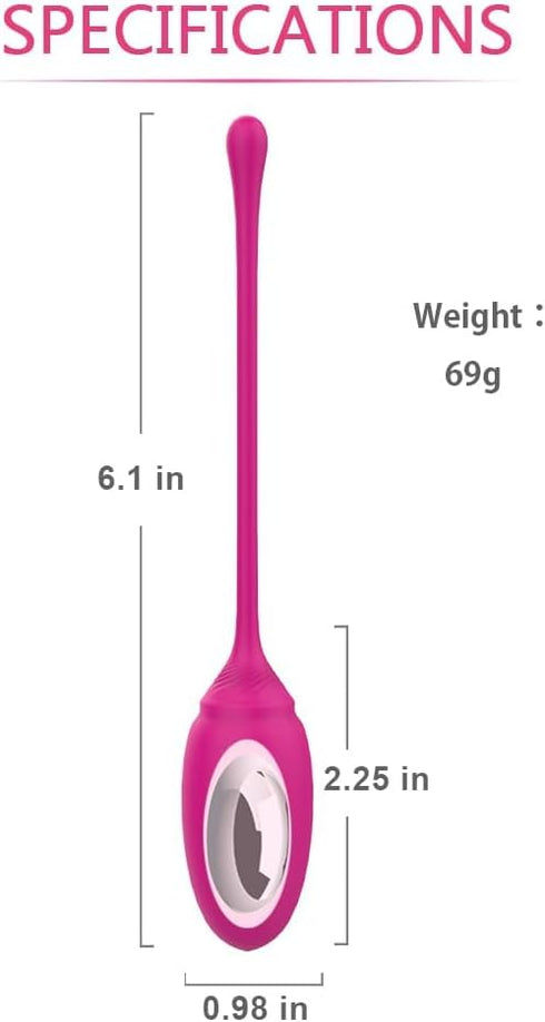 xinXbabe 69g Pelvic Floor Muscle Trainer Kegel Weights Training for Tightening & Strengthen - Beginner to Intermediate