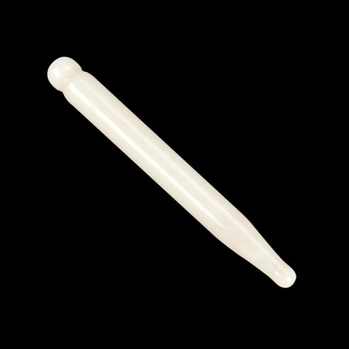 KENID White Jade Crystal Energy Stone Traditional Guasha Board for Body Shoulder Neck