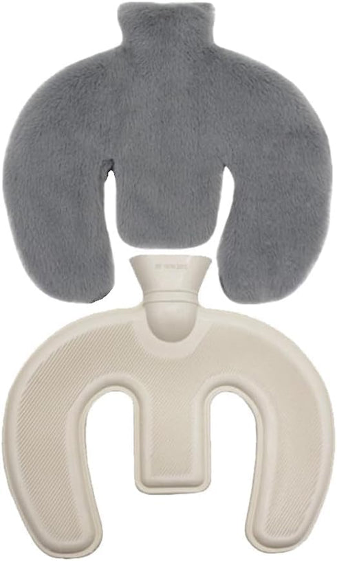 Sepnefi U Shaped Hot Water Bottle, Neck and Shoulder Hot Water Bottle,1L Hot