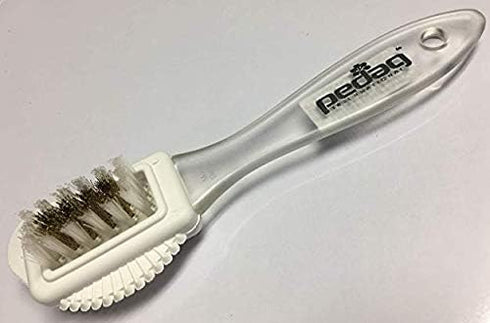Pedag Suede Shoe Cleaner Brush, German Made, 4-Way Cleaning for Suede Leather Products, 1 Brush
