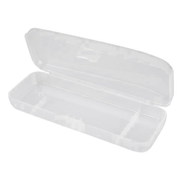 White Transparent Shaving Box, Razor Protector Plastic Cover Container for Manual Razor Storage