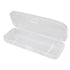 White Transparent Shaving Box, Razor Protector Plastic Cover Container for Manual Razor Storage