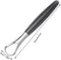 1Pc Silver Tongue Scraper, Metal Cleaner for Bad Breath, Stainless Steel Professional Tongue Cleaner for Oral Care