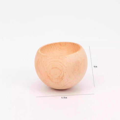 lasenersm 6 Pieces Wooden Essential Oil Diffusers Egg-Shaped Aromatherapy Diffuser Wooden Diffuser Passive Oil