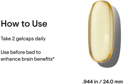 THORNE Advanced DHA, 60 gelcaps, 650 mg DHA and 200 mg EPA, Supports Healthy Brain Aging