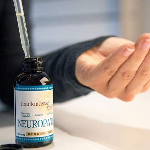 Frankincense & Myrrh Neuropathy Rubbing Oil, 2 oz. (Pack of 2), Packaging May Vary