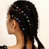 WOIWO 100PCS Aluminum Dreadlocks Beads Dread Locks Adjustable Metal Cuffs Hair Decoration Braiding Hair Jewelry - Silver