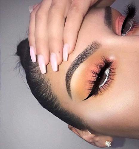 Veleasha Lashes 5D Faux Mink Lashes, Handmade Strip Lashes, 7 Pairs of Wispy Fluffy Fake Eyelashes Pack (5D14)