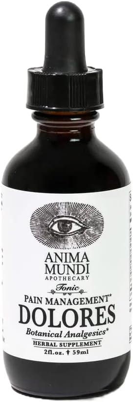 Anima Mundi Dolores Tonic - Herbal Pain Management Supplement - Liquid Drops (2oz / 59ml) for Pain Support