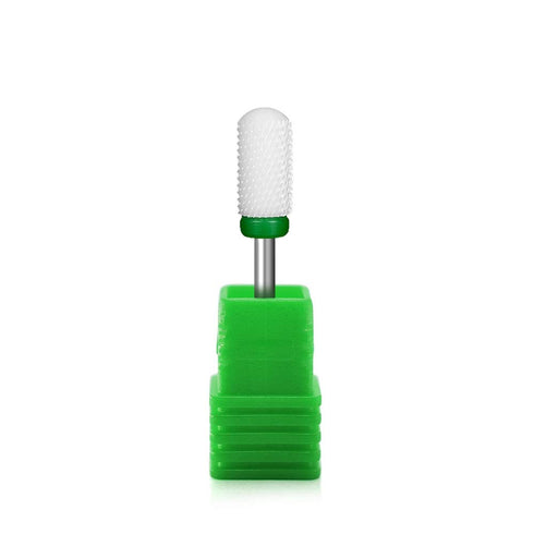 Round Head Ceramic Nail Drill Bit for Electric Nail Drill, Green Coarse
