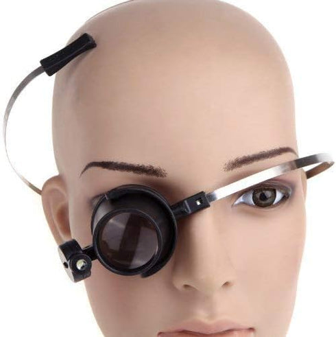 15X Loupe Lens Headband Magnifying Glass with LED for Jeweler Watch Repair