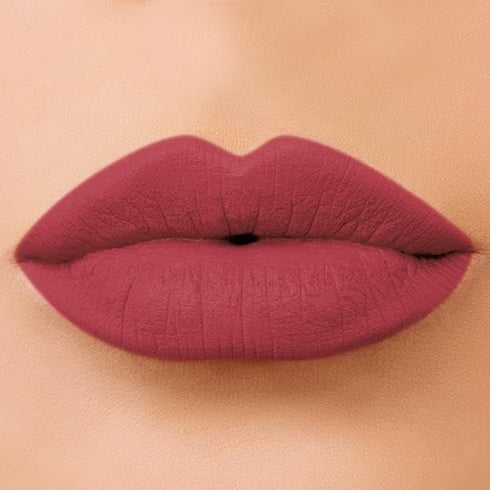 FARMASi Make Up Matte Liquid Lipstick, Long-Lasting, Ultra-comfortable, High-Impact, Lightweight, Organic (Wild Rose)