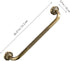 INOOMP Copper Core Bathroom Grab Bar Non-Skid Handrail Support for Bathtubs and Showers Wall-Mounted Safety Rail