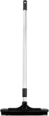 Extendable Salon Broom, ForPro Professional Collection Non-Scratch Rubber Bristles, Aluminum Handle Adjustable to