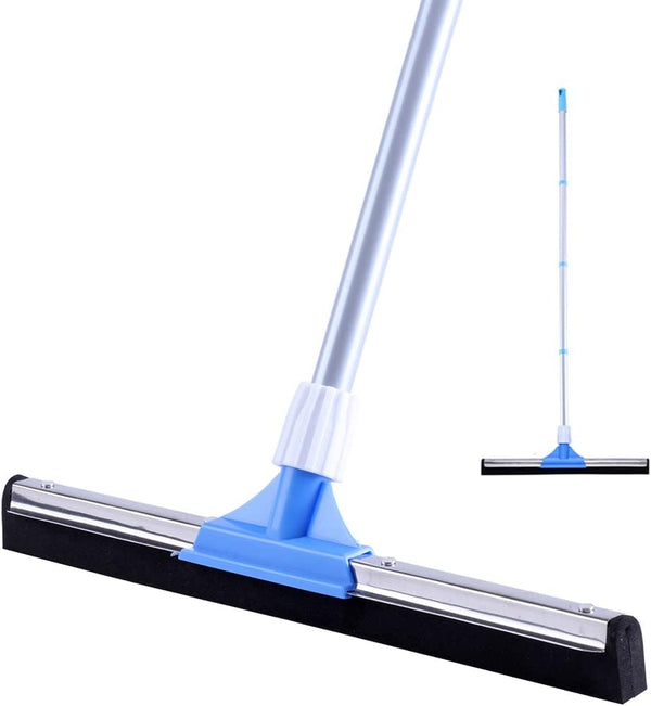 Floor Squeegee for Concrete - 50" Heavy Duty Foam Water Wiper for Garage, Shower, Kitchen & Pet Hair