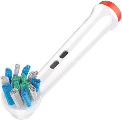 Electric Toothbrush Replacement Heads, Plaque Blast Pack of 8 - Superior Twisted Bristle Refills for Family Oral Health