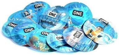 One Pleasure Plus with Silver Lunamax Pocket Case, Premium Lubricated Latex Condoms-24 Count