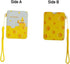Slim PU Wallet for Birth Control Pills - Yellow Credit Card Sleeve