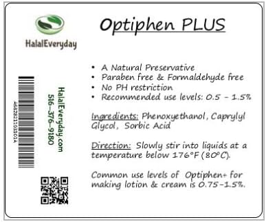 SAAQIN Optiphen Plus - Optiphen + Water Soluble and Gentle Preservative 2 Oz