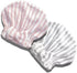 Microfiber Hair Towel Cap, Soft Absorbent Quick Drying Wrap Cap for Curly Thick Hair, 2 Pack (Pink & Gray White)