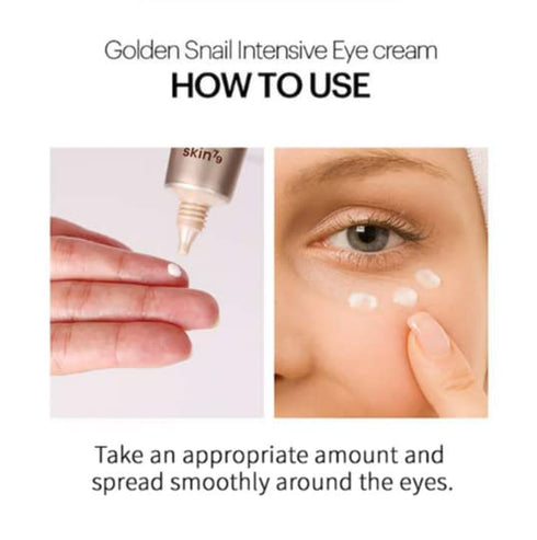 SKIN79 Golden Snail Intensive Eye Cream - Concentrated Moisture Booster Skin Care Made In Korea