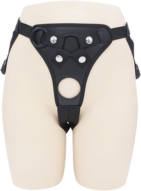 Pfylinqo 2 Strap On Adjustable Dildo Harness Adult Sex Toys for Women Men, Adult Strapon Dildo Accessories Sex Harness