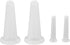 Juroicessry 4Pcs Transparent Massage Cupping Set Silicone Mini Facial Cups Face Massager Helper