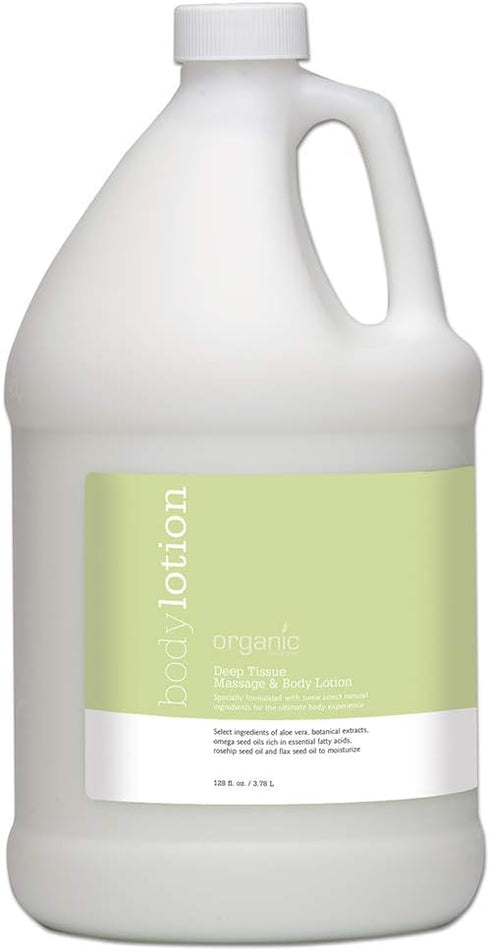 Organic Bath & Body Deep Tissue Massage and Body Lotion - 128 oz