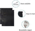 FERENLI 100 Pcs Mylar Zipper Lock Bag - Matte Foil Airtight Food Storage Bags with Front Window (7.5x10cm, Black)