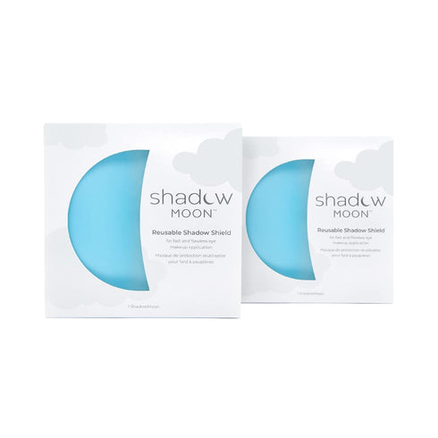 ShadowMoon - Reusable Eye Makeup Shield and Silicone Under Eye Cooling Pad for Puffy Eyes, 1 Pc Blue
