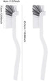 TsuvyXeg Set 2pcs Cleaning Brush Kitchen Scrub Hard Bristle Brushes Tool for Narrow Spaces Grease Grime