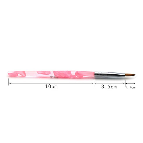 Nail Brush Kolinsky Sable Brush - Acrylic Nail Art Painting Brush (Size 6#)